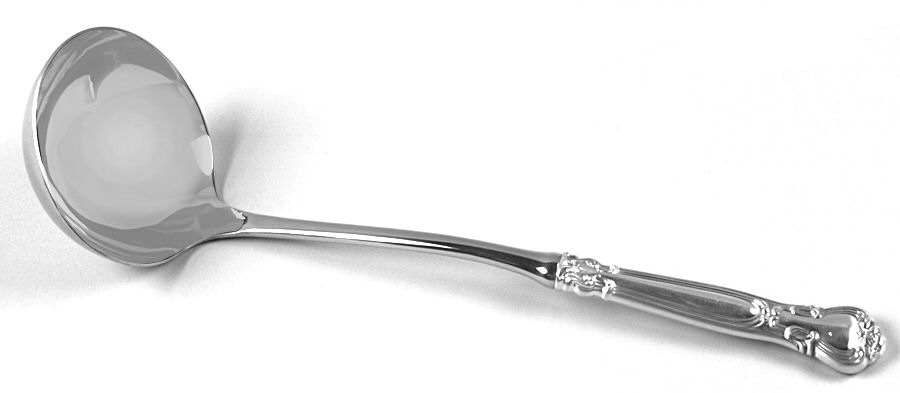 Chantilly (Sterling, 1950, "Gorham", No Monograms) Soup Ladle with Stainless Bowl by Gorham Silver-1