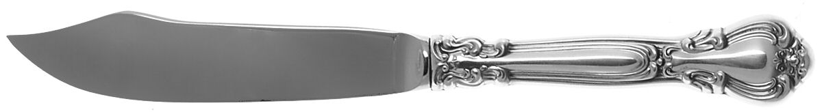 Chantilly (Sterling, 1950, "Gorham", No Monograms) Individual Fish Knife with Stainless Blade by Gorham Silver-1