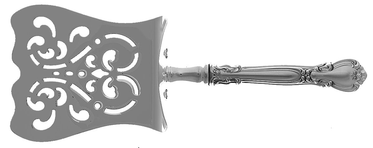 Chantilly (Sterling, 1950, "Gorham", No Monograms) Petite Fours Server with Silverplate Hood by Gorham Silver-1