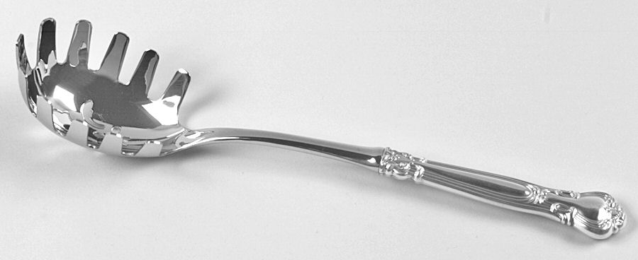 Chantilly (Sterling, 1950, "Gorham", No Monograms) Pasta Server with Stainless Bowl by Gorham Silver-1