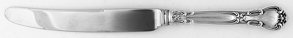 Chantilly (Sterling, 1950, "Gorham", No Monograms) New French Hollow Knife with Bolster by Gorham Silver-1