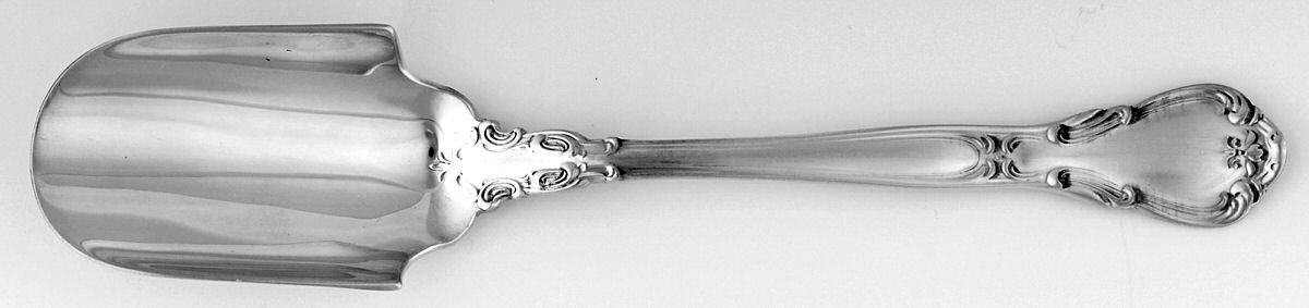Chantilly (Sterling, 1950, "Gorham", No Monograms) Solid Cheese Scoop by Gorham Silver-1