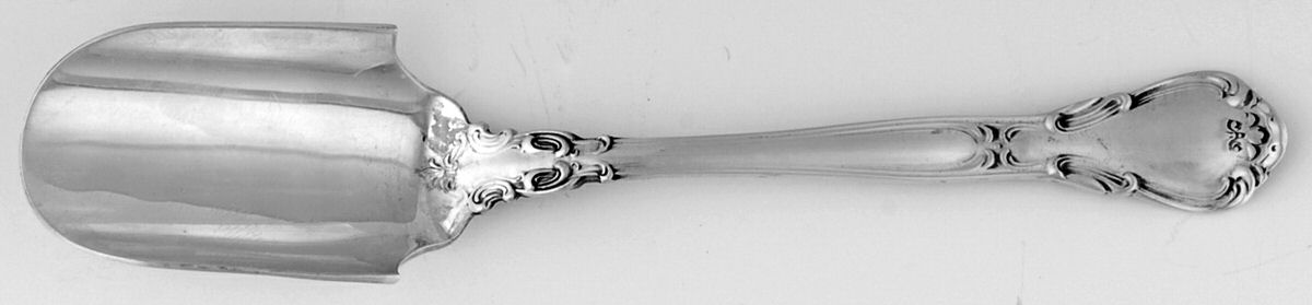 Chantilly (Sterling, 1950, "Gorham", No Monograms) Anniversary Solid Piece Cheese Scoop by Gorham Silver-1
