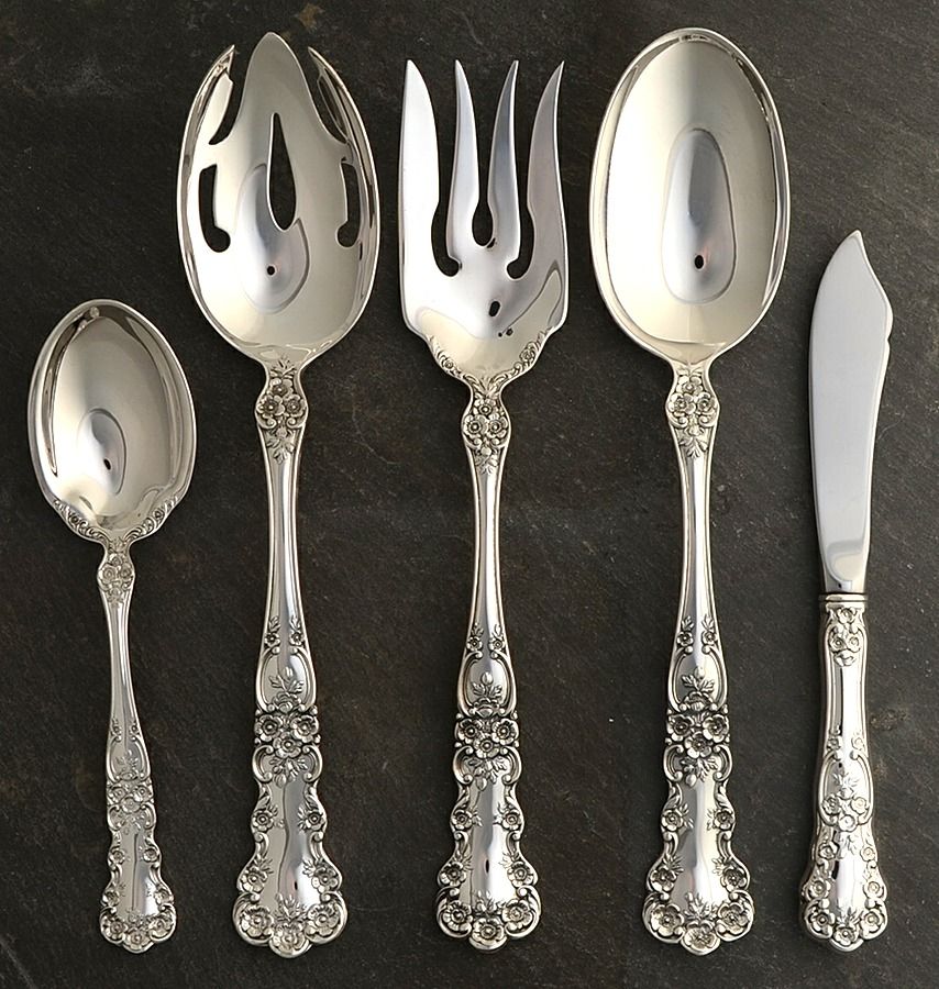 Buttercup (Sterling, "Gorham") 5 Piece Hostess Set by Gorham Silver-1