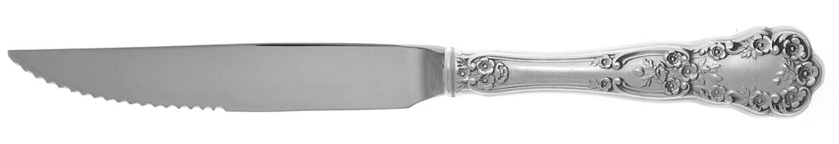 Buttercup (Sterling, "Gorham") Steak Knife Individual Hollow, Serrate HC by Gorham Silver-1