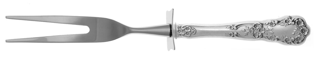 Buttercup (Sterling, "Gorham") Carving Fork Small with Stainless Prongs HC by Gorham Silver-1