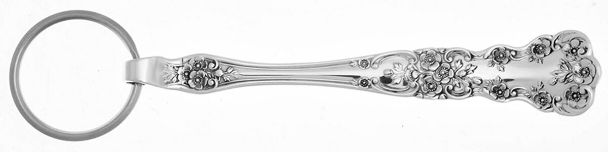 Buttercup (Sterling, "Gorham") Key Ring with Stainless Hoop HC by Gorham Silver-1
