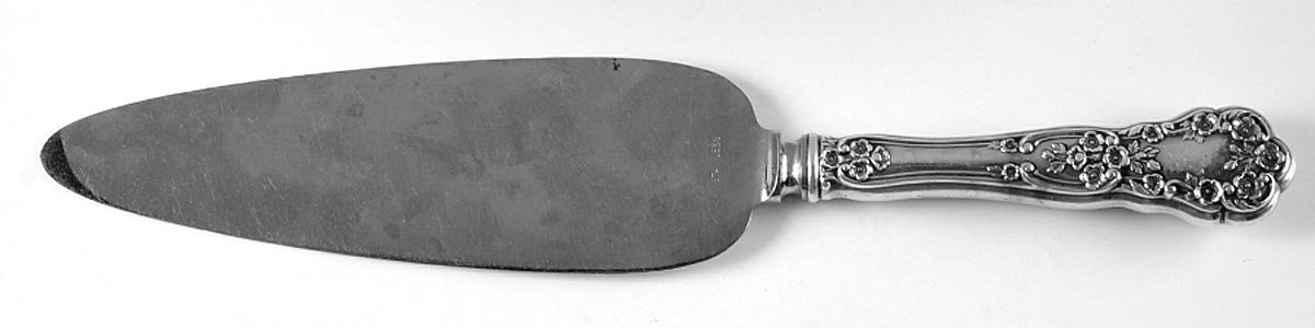 Buttercup (Sterling, "Gorham") Cake Knife with Stainless Blade by Gorham Silver-1