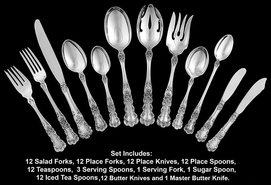 Buttercup (Sterling, "Gorham") 90 Piece Set by Gorham Silver-1