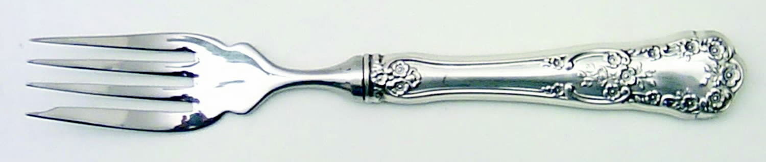 Buttercup (Sterling, "Gorham") Individual Hollow Fish Fork, Stainless Tines by Gorham Silver-1