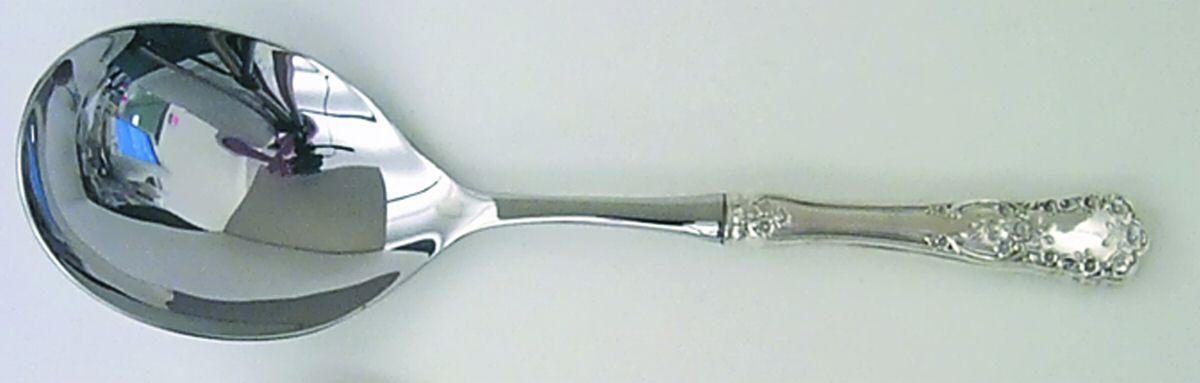 Buttercup (Sterling, "Gorham") Smooth Casserole Spoon with Stainless Bowl by Gorham Silver-1