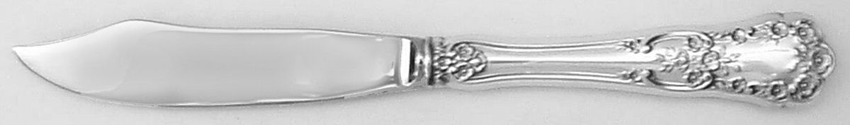 Buttercup (Sterling, "Gorham") Individual Fish Knife with Stainless Blade by Gorham Silver-1