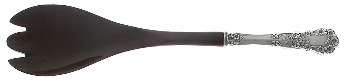 Buttercup (Sterling, "Gorham") Salad Serving Fork with Plastic Prongs by Gorham Silver-1