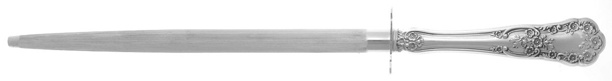 Buttercup (Sterling, "Gorham") Large Knife Sharpener-Steel Rod w/Sterling Guard by Gorham Silver-1
