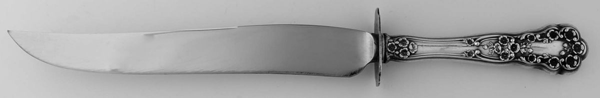 Buttercup (Sterling, "Gorham") Large Carving/Roast Knife StnlBl w/Sterling Guard by Gorham Silver-1