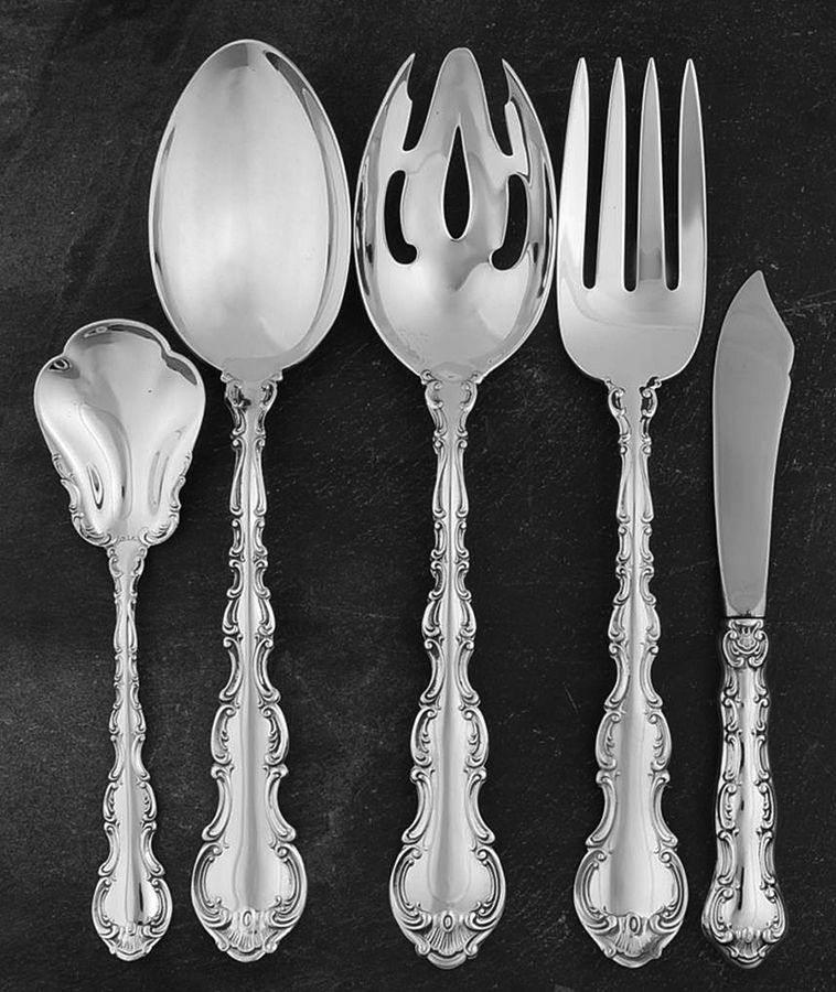 Strasbourg (Sterling, "Gorham", 1897) 5 Piece Hostess Set by Gorham Silver-1