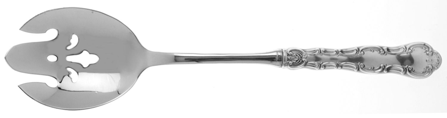 Strasbourg (Sterling, "Gorham", 1897) Salad Serving Fork with Stainless Prongs by Gorham Silver-1