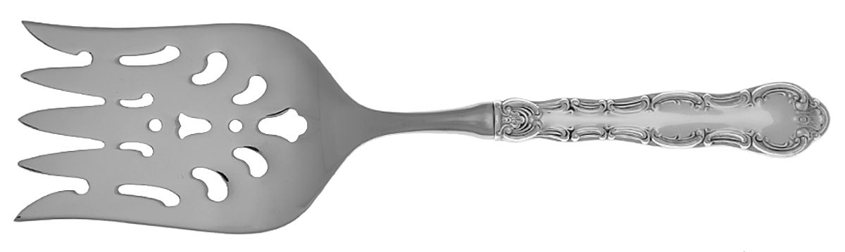 Strasbourg (Sterling, "Gorham", 1897) Fish Serving Fork with Stainless Tines by Gorham Silver-1