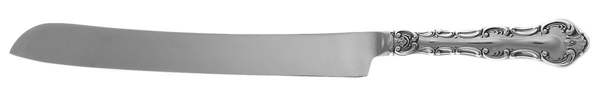 Strasbourg (Sterling, "Gorham", 1897) Wedding Cake Knife with Stainless Blade HC by Gorham Silver-1