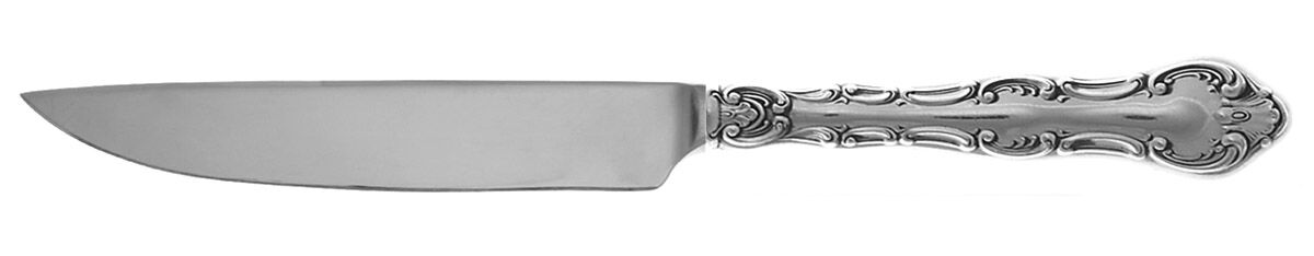 Strasbourg (Sterling, "Gorham", 1897) Steak Knife Individual Hollow, No Serrate HC by Gorham Silver-1