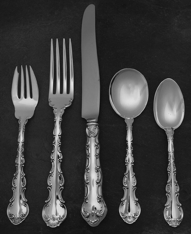 Strasbourg (Sterling, "Gorham", 1897) 40  Piece Estate Set by Gorham Silver-1