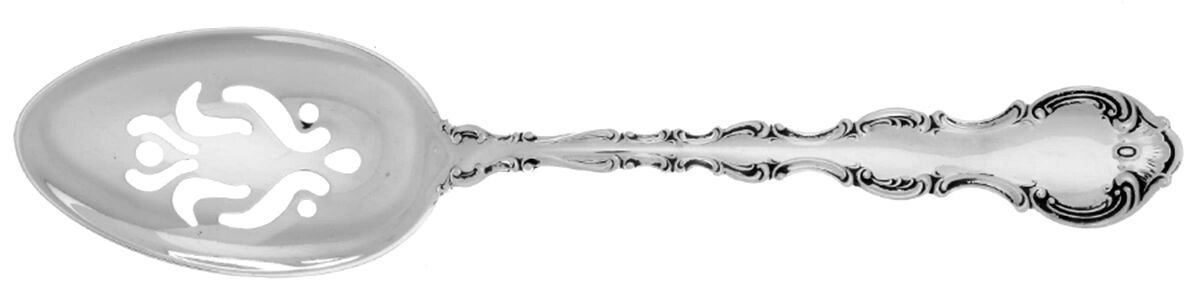 Strasbourg (Sterling, "Gorham", 1897) Pierced Tablespoon (Serving Spoon) HC by Gorham Silver-1