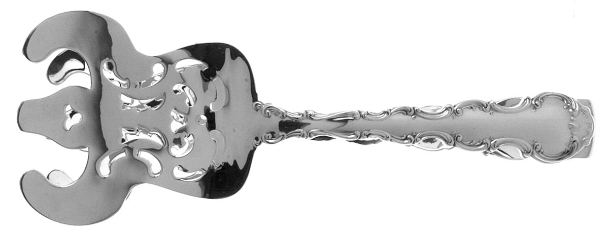 Strasbourg (Sterling, "Gorham", 1897) Solid Piece Aspragus Tongs by Gorham Silver-1