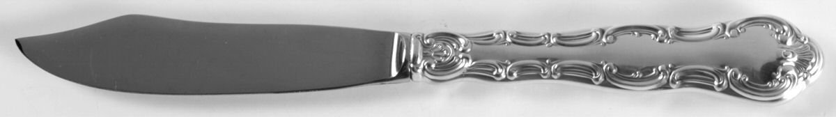 Strasbourg (Sterling, "Gorham", 1897) Individual Fish Knife with Stainless Blade by Gorham Silver-1