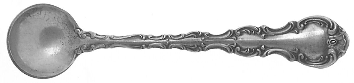 Strasbourg (Sterling, "Gorham", 1897) Individual Salt Spoon by Gorham Silver-1