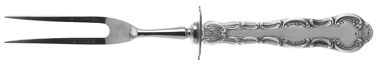 Strasbourg (Sterling, "Gorham", 1897) Small Carving Fork W/Sterling Guard by Gorham Silver-1