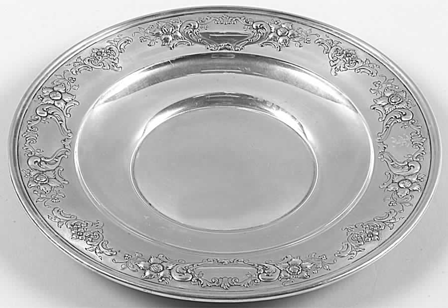 Chantilly-Floral (Sterling, Hollowware) Sterling Sandwich Plate by Gorham Silver-1