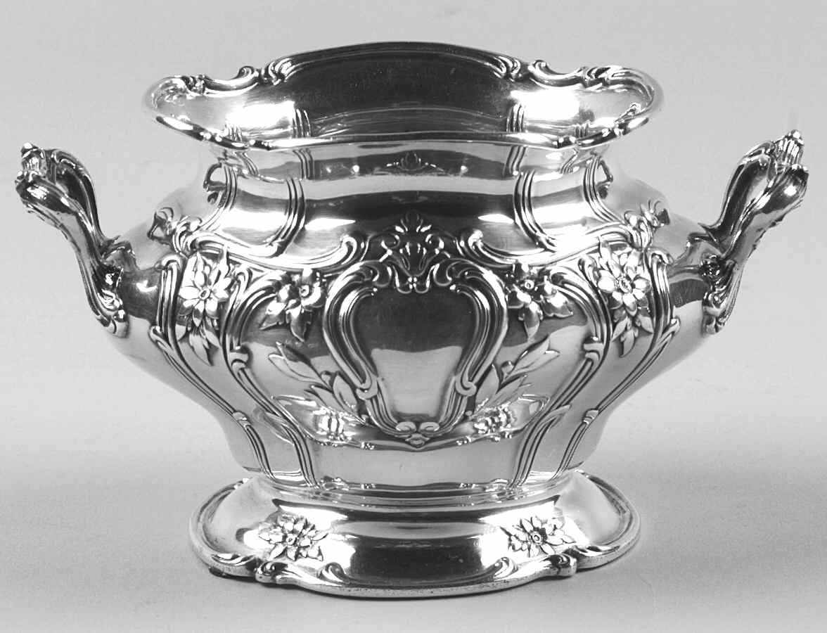 Chantilly-Floral (Sterling, Hollowware) Waste Bowl by Gorham Silver-1