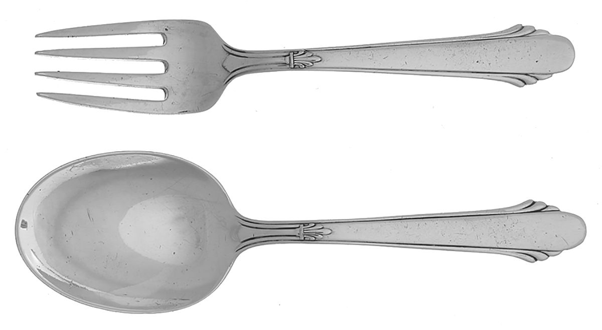 Hunt Club (Sterling, 1930) 2 Pc Baby Set (BF, BS) by Gorham Silver-1