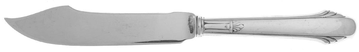 Hunt Club (Sterling, 1930) Individual Hollow Handle Fish Knife-Sterling Blade by Gorham Silver-1