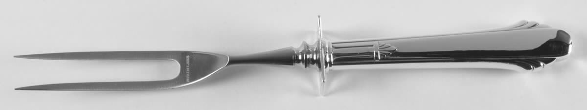 Hunt Club (Sterling, 1930) Small Steak Carving Fork with Stainless Prongs by Gorham Silver-1