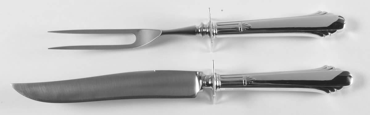 Hunt Club (Sterling, 1930) Small Stainless Blade 2-Piece Steak Carving Set by Gorham Silver-1