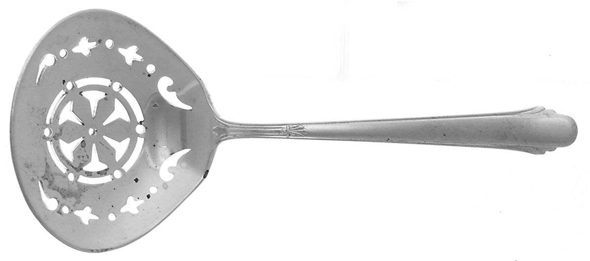 Hunt Club (Sterling, 1930) Solid Bon Bon Spoon with Pierced Bowl by Gorham Silver-1