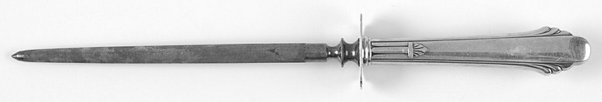 Hunt Club (Sterling, 1930) Small Steel Rod Sharpener Knife by Gorham Silver-1