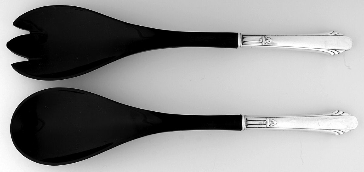 Hunt Club (Sterling, 1930) Plastic Bowl 2-Piece Salad Set by Gorham Silver-1
