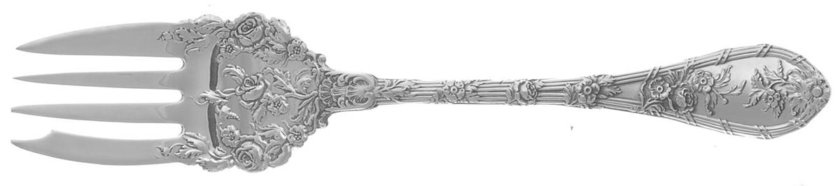Dauphin (Sterling, 1999) Individual Salad Fork by Gorham Silver-1