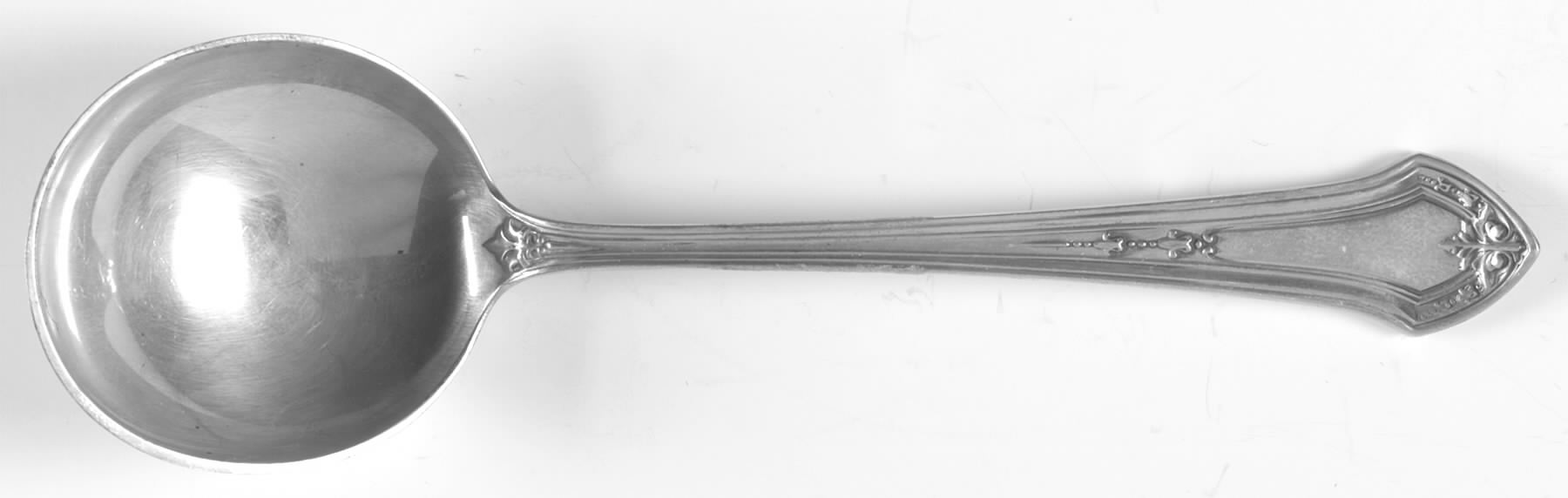 Lenox (Sterling) Round Bowl Soup Spoon (Bouillon) by Gorham Silver-1