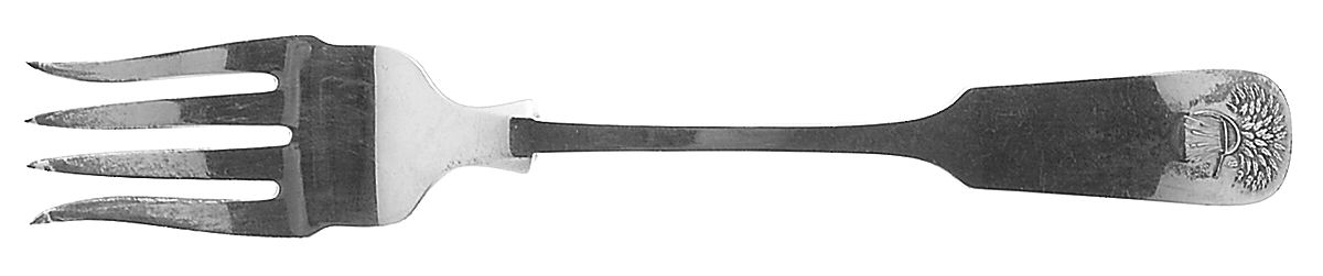 Sheaf of Wheat (Sterling, No Monograms) Large Chipped Beef Fork by Gorham Silver-1