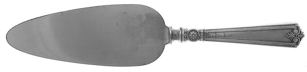 Victorian-Sheraton Pie Server with Silverplate Blade by Gorham Silver-1