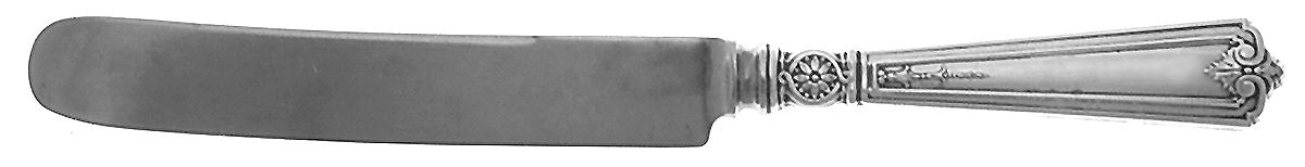 Victorian-Sheraton Old French Hollow Knife with Bolster by Gorham Silver-1