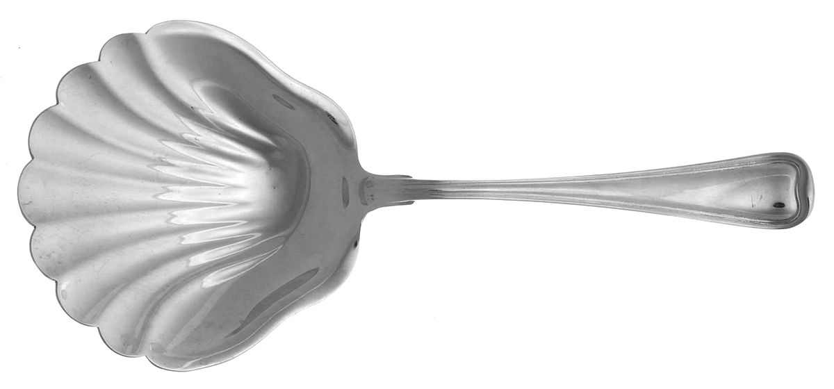 Old French (Silverplate, Hostess Gifts) Solid Serving Spoon by Gorham Silver-1