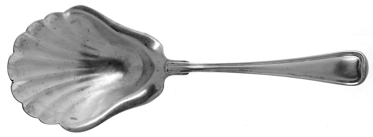 Old French (Silverplate, Hostess Gifts) Solid Shell Berry/Casserole Spoon by Gorham Silver-1