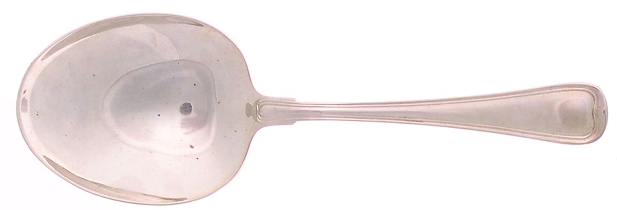 Old French (Silverplate, Hostess Gifts) Vegetable Serving Spoon (Solid) by Gorham Silver-1
