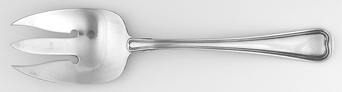 Old French (Silverplate, Hostess Gifts) Medium Solid Cold Meat Serving Fork by Gorham Silver-1