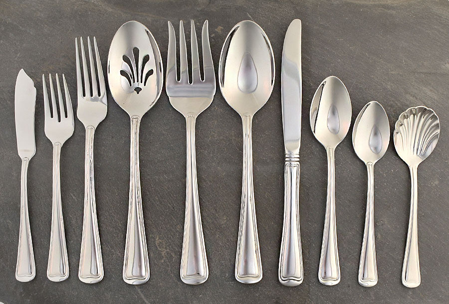 Monet (Stainless) 45 Piece Starter Set by Gorham Silver-1