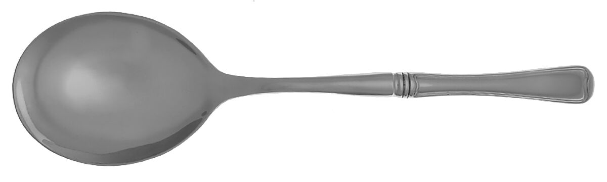 Monet (Stainless) Casserole Spoon with Smooth Stainless Bowl HC by Gorham Silver-1